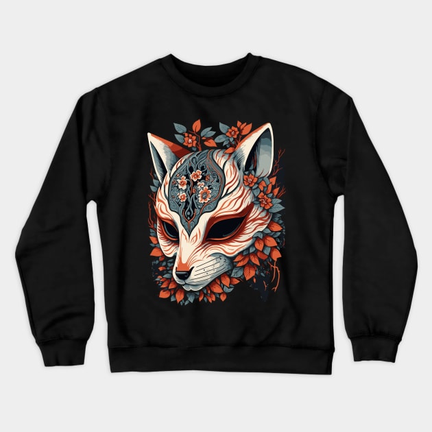 kitsune mask | kitsune kamen T-Shirt Crewneck Sweatshirt by Creatura